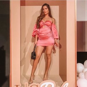 Runway the label pink dress